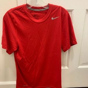 Men’s red dri-fit Nike shirt